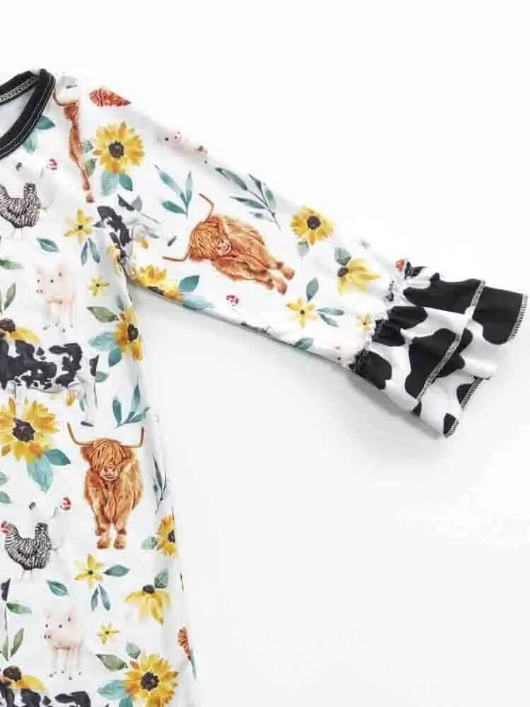 Cow Daisy Romper