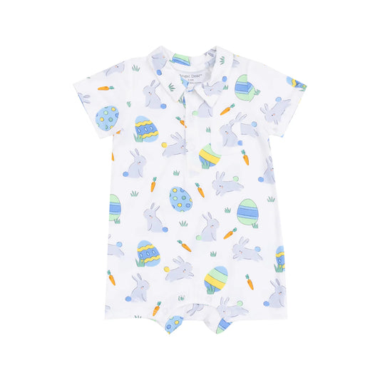 Blue Easter Bunnies Polo