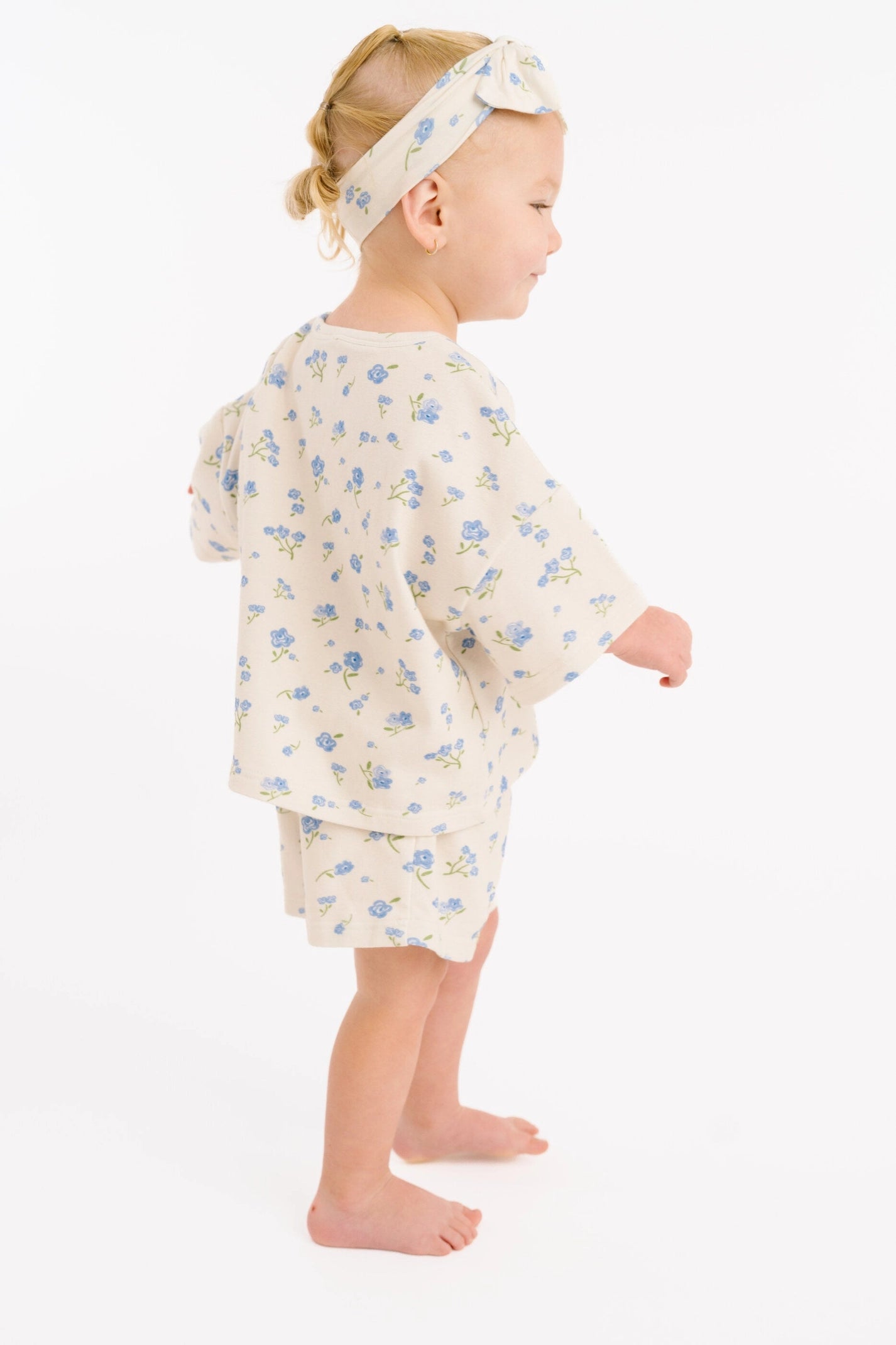 Blue Blooms Slouchy Set
