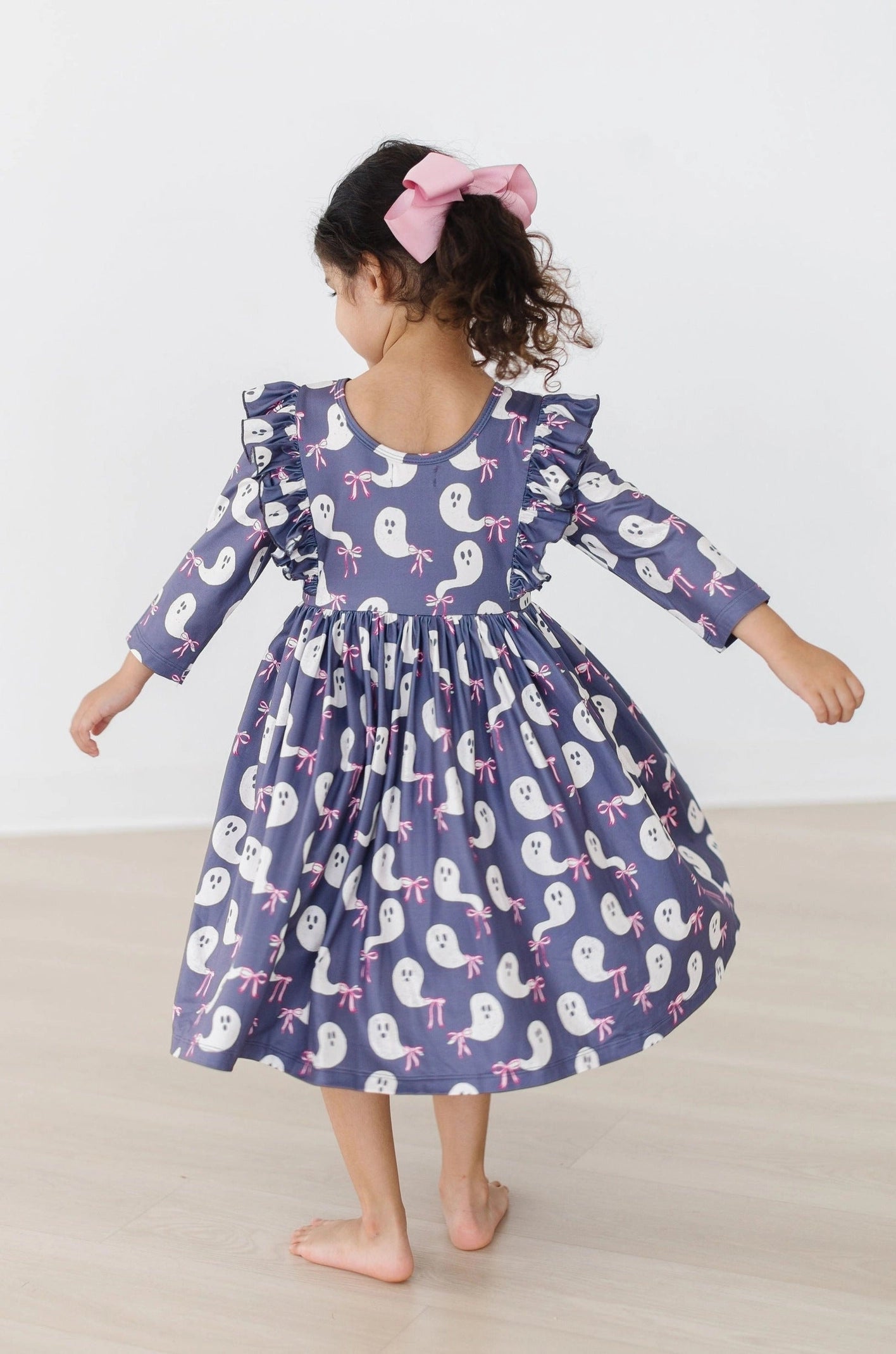 Tied with A Boo Ruffle Twirl Dress