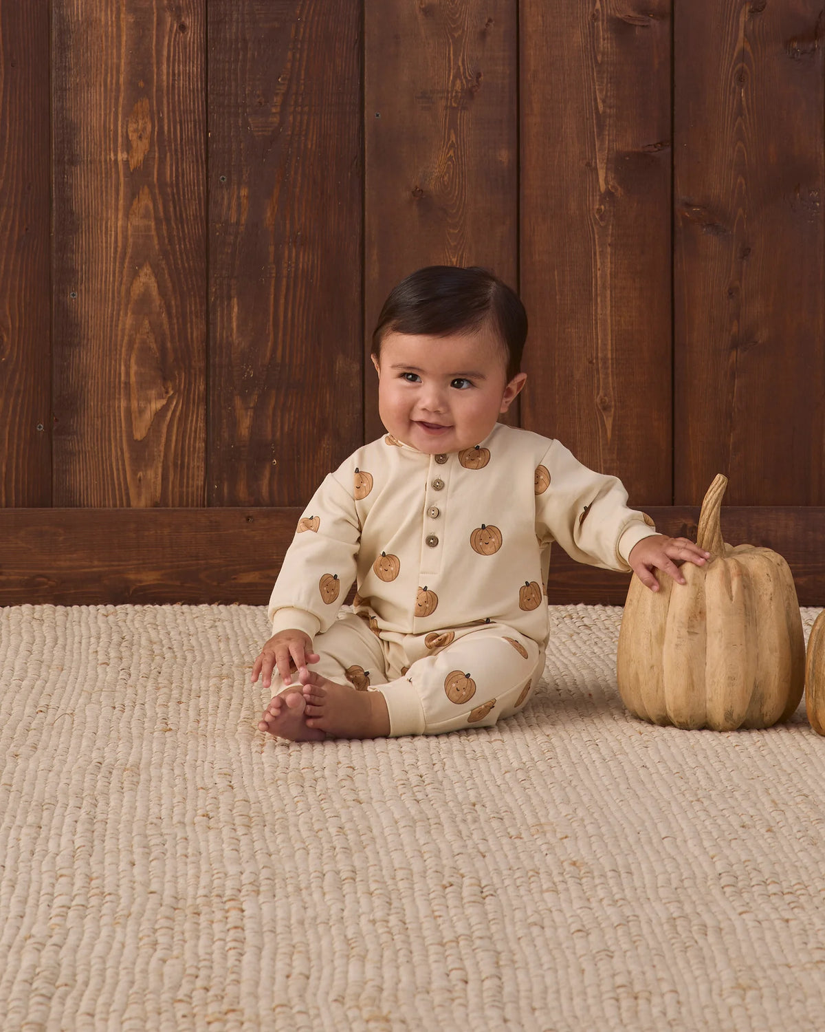Relaxed Fleece Jumpsuit || Pumpkins