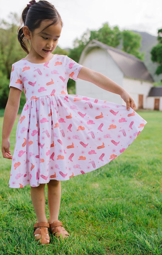 Classic Twirl Dress  - Cowgirl