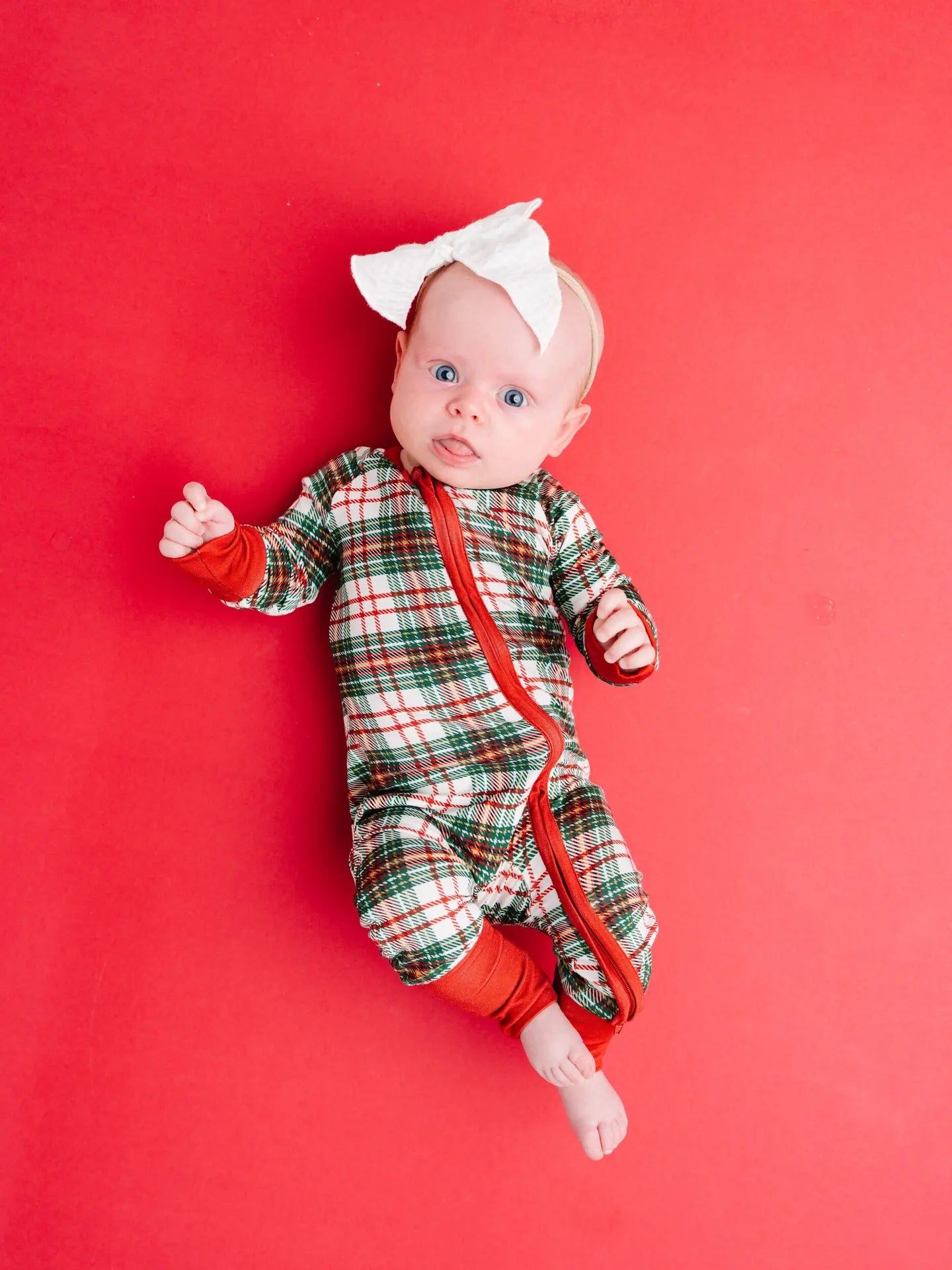 Christmas Plaid Bamboo Sleeper