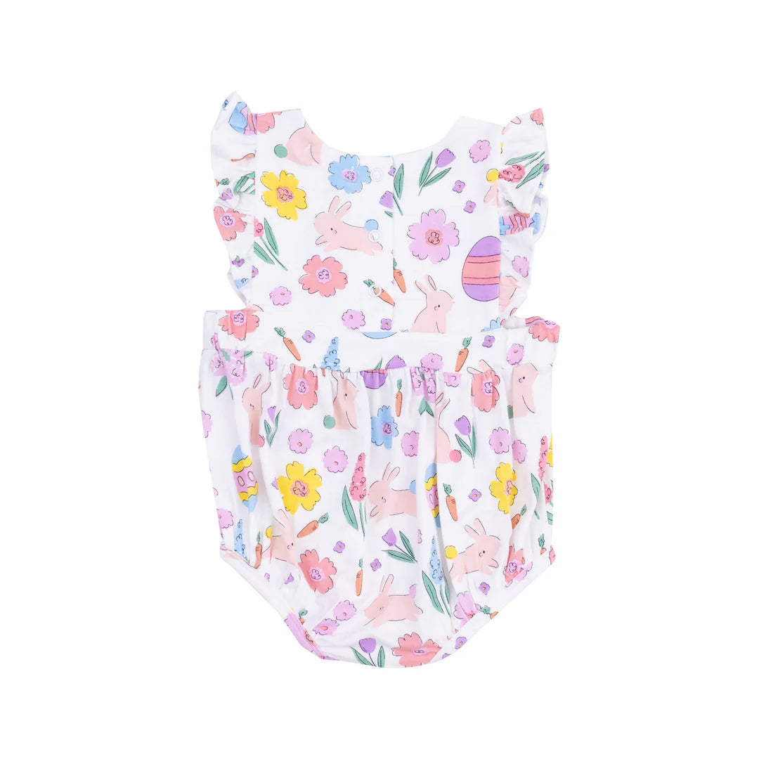 Pink Easter Bunnies Sunsuit