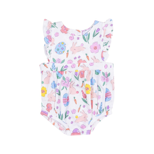 Pink Easter Bunnies Sunsuit