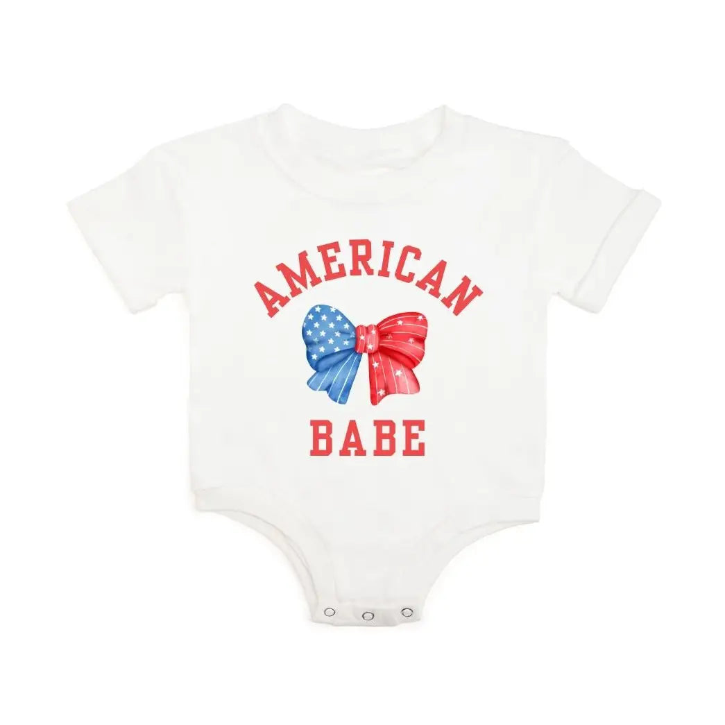 American Babe Short Sleeve Romper