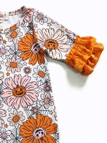 Floral Jack-O Romper