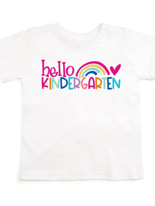 Hello Kindergarten Short Sleeve Shirt