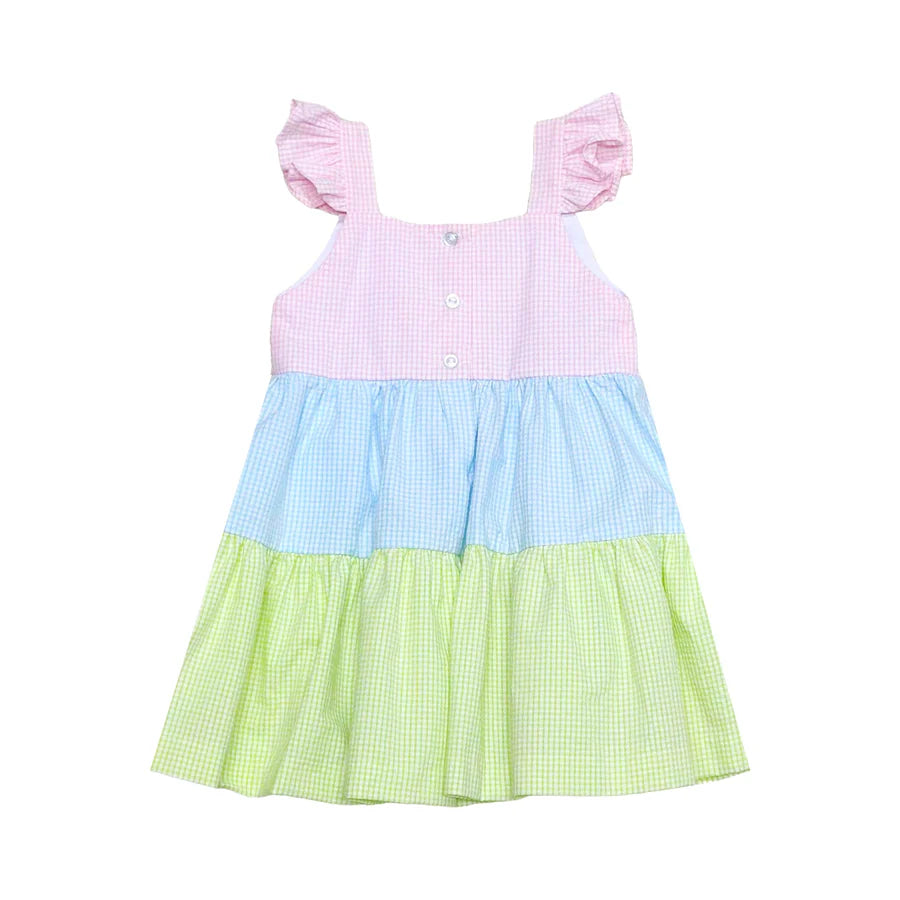 Colorblock Petunia Dress