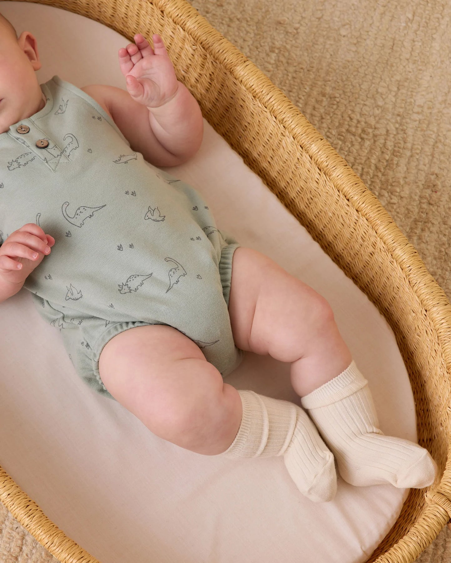 Sleeveless Bubble Romper || Dino