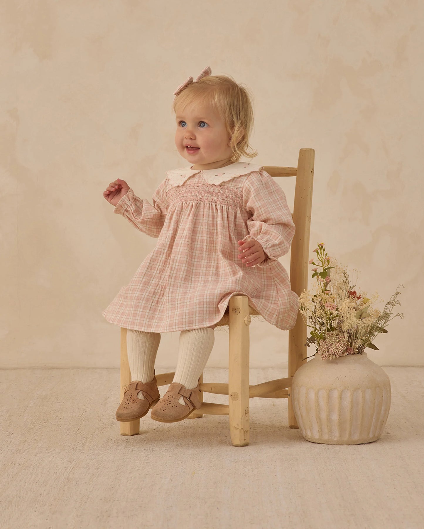 Callie Dress Pink Plaid