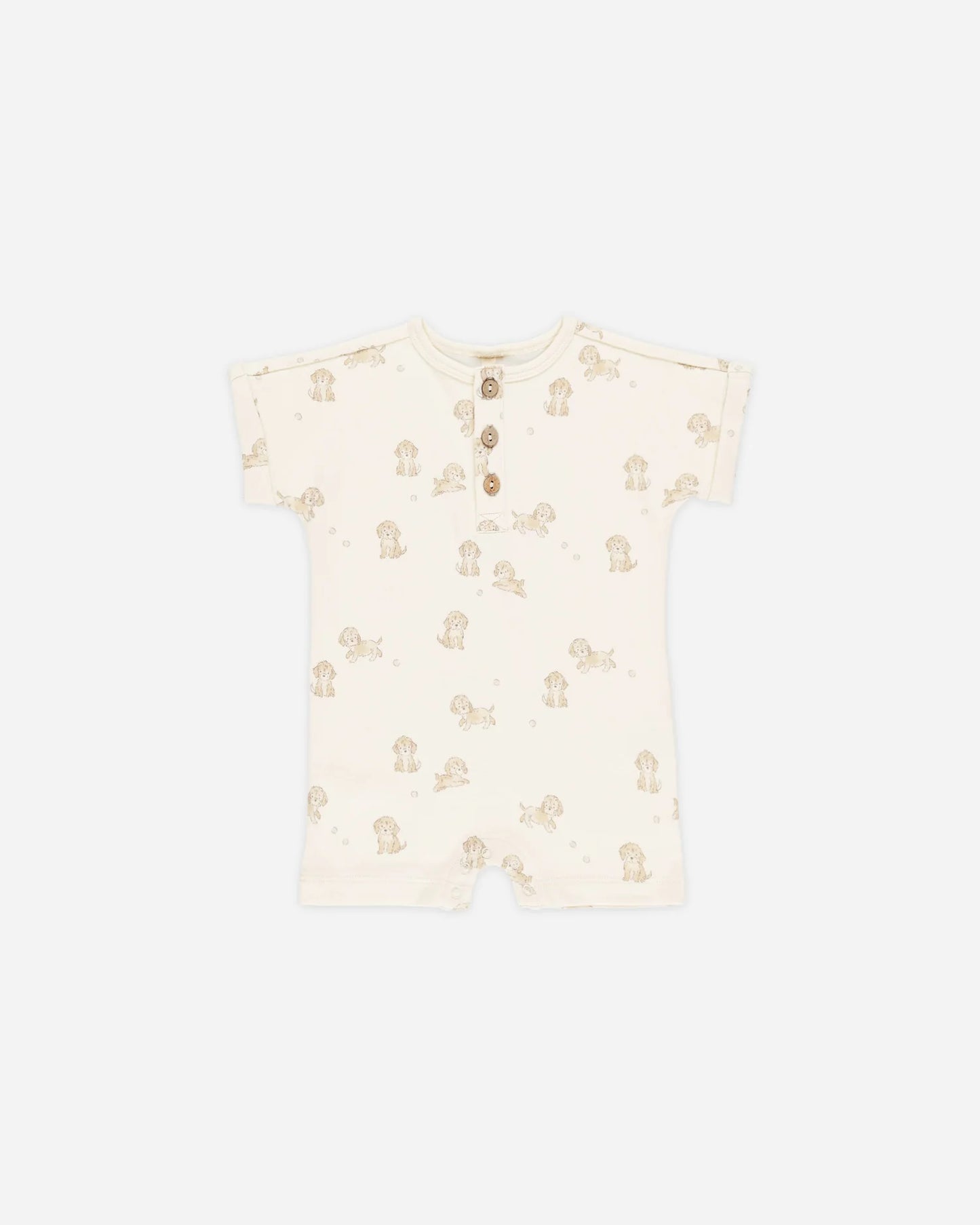 Short Sleeve One-Piece || Puppies