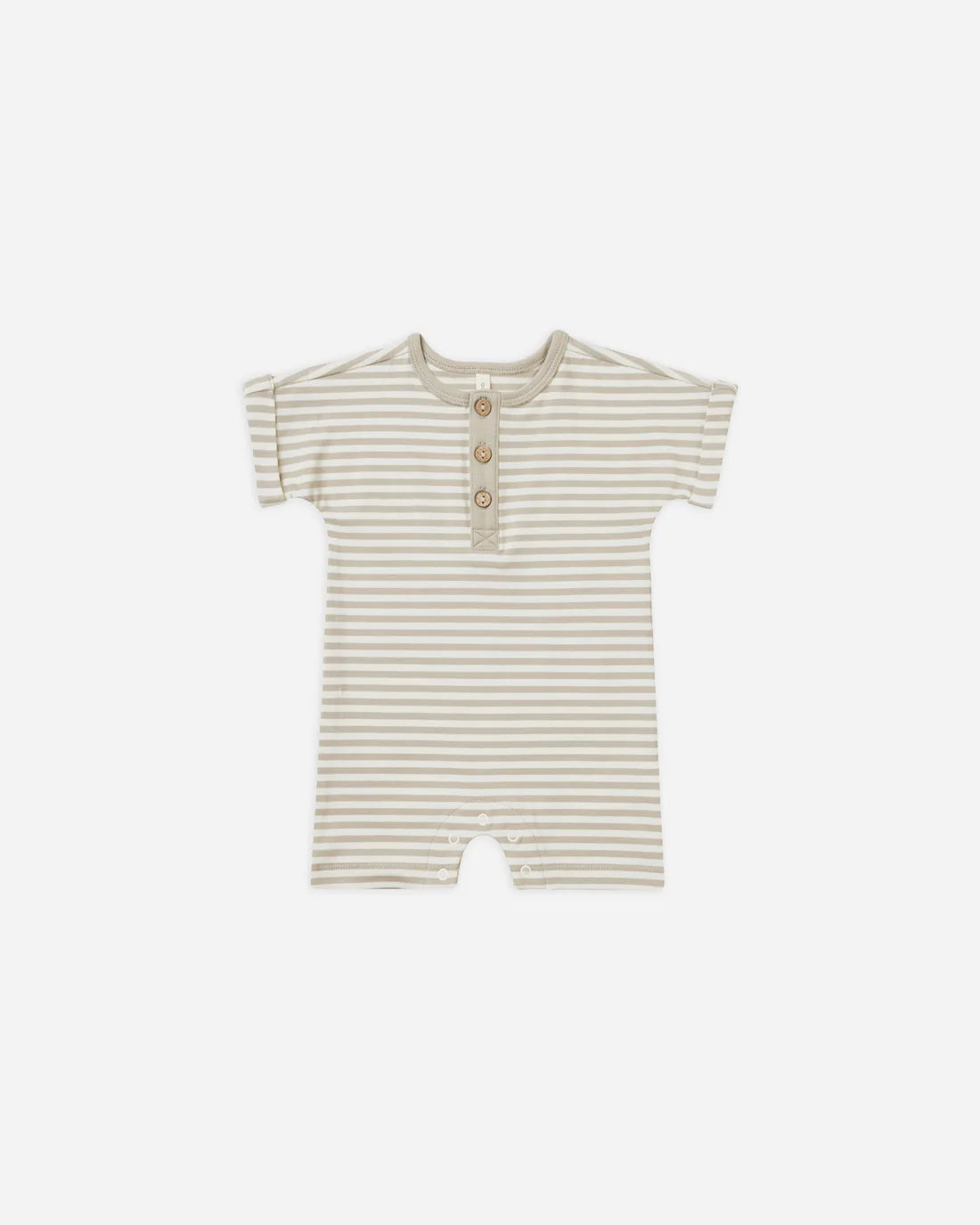 short sleeve one-piece || ash stripe