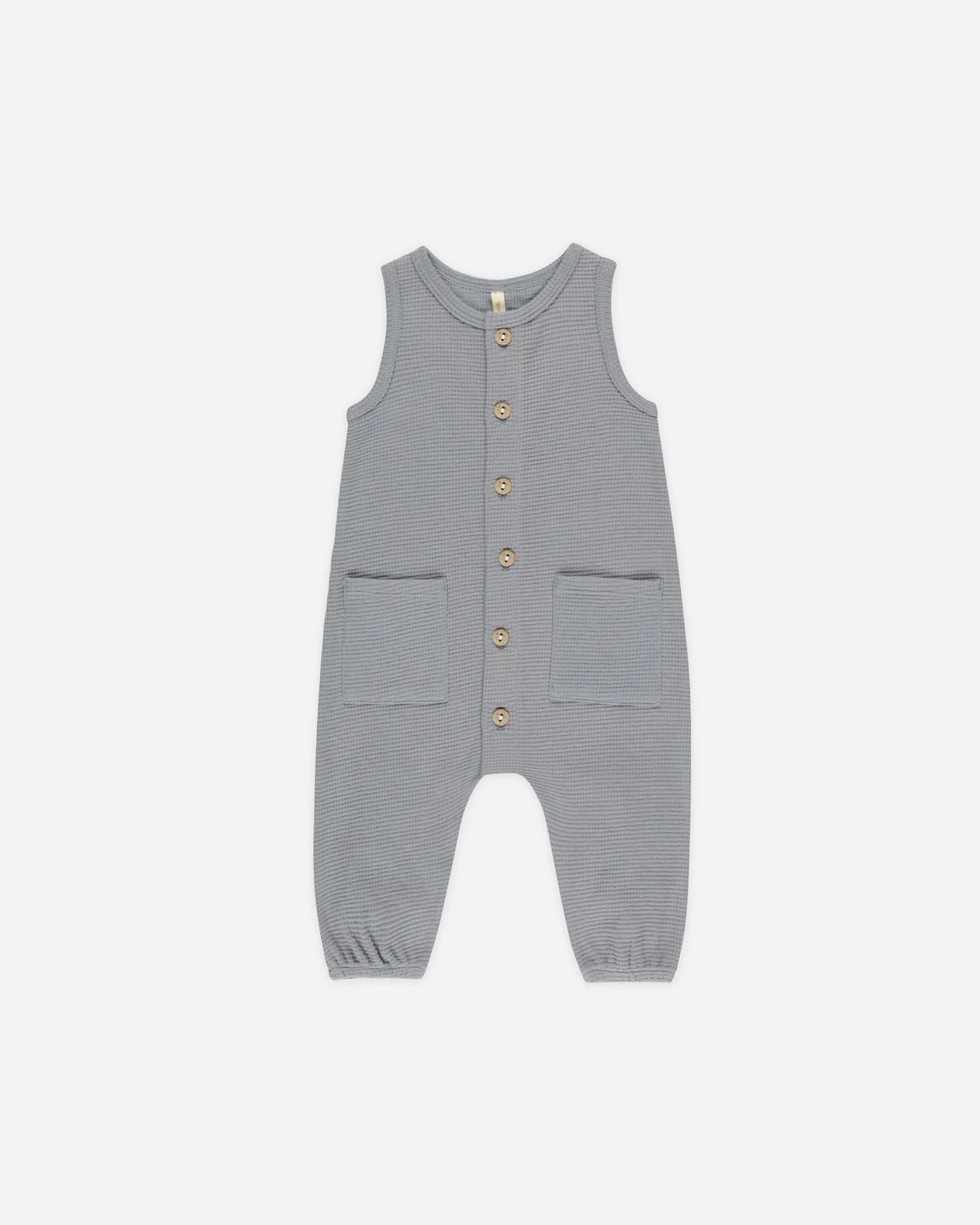 Waffle Jumpsuit || Blue
