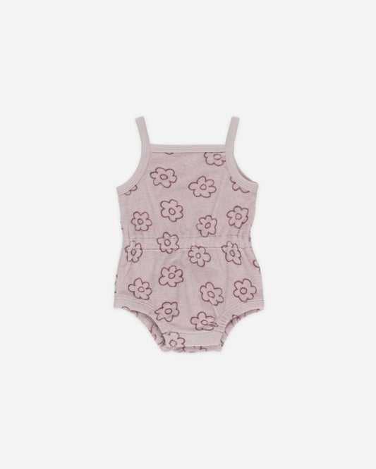 Terry Cinch Romper || Daisy