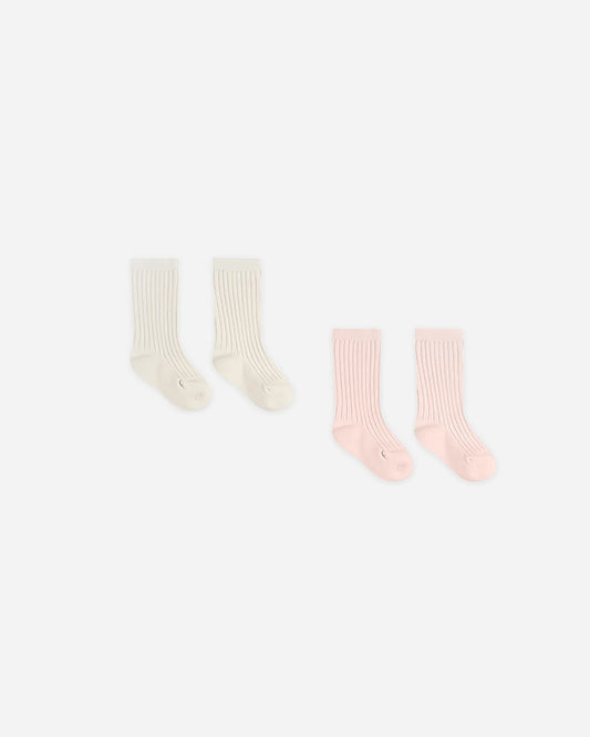 Sock Set || Ivory, Bubblegum