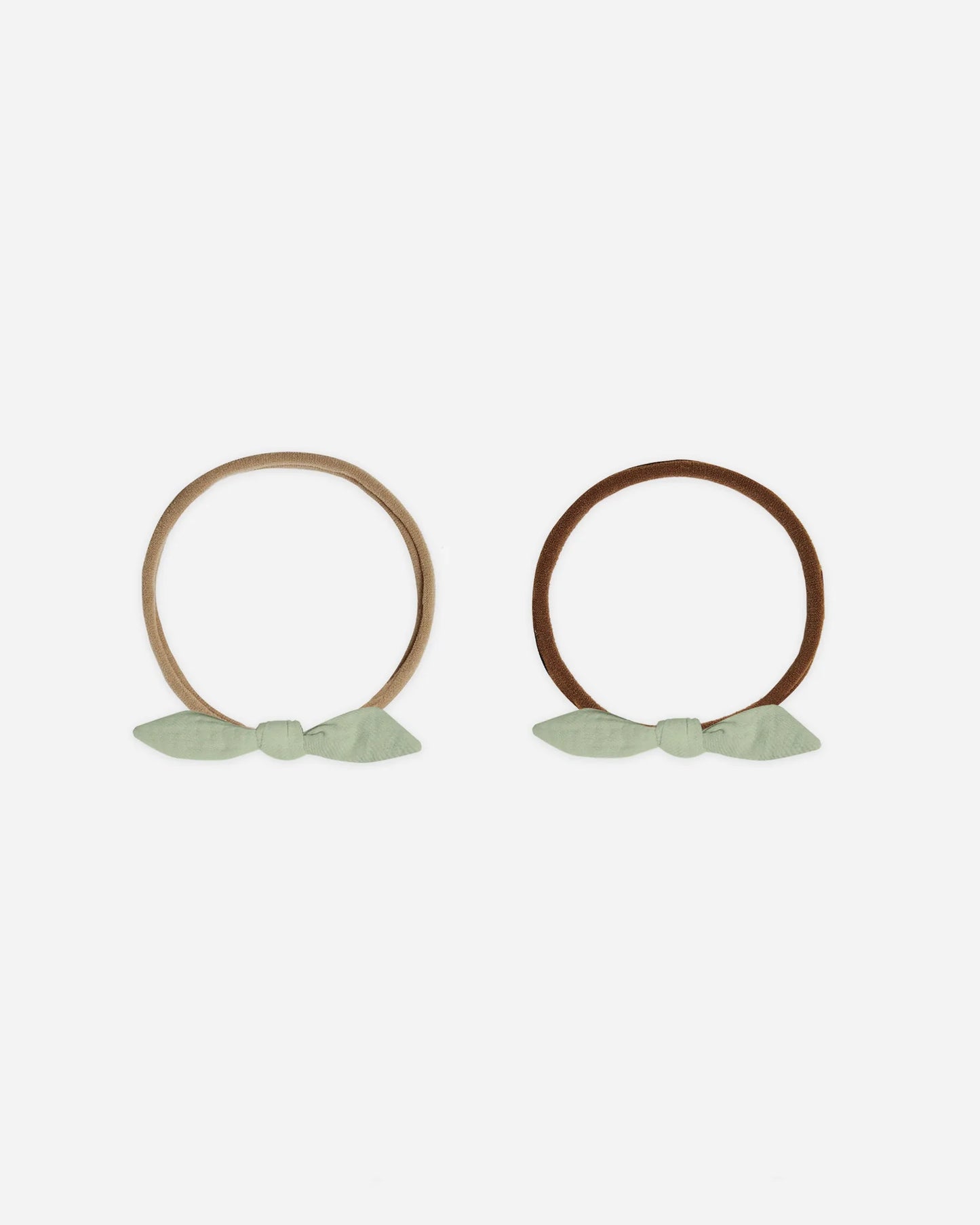 Little Knot Headband || Sage (BEIGE)