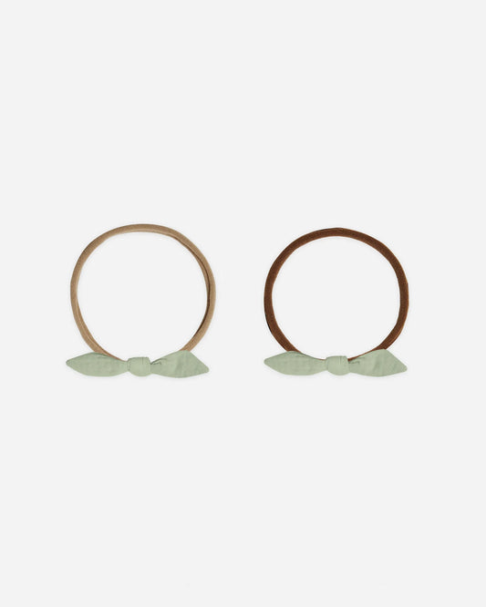 Little Knot Headband || Sage (BEIGE)