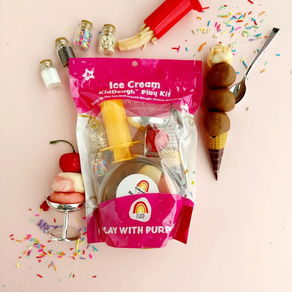 Ice Cream (Neapolitan) KidDough Play Kit