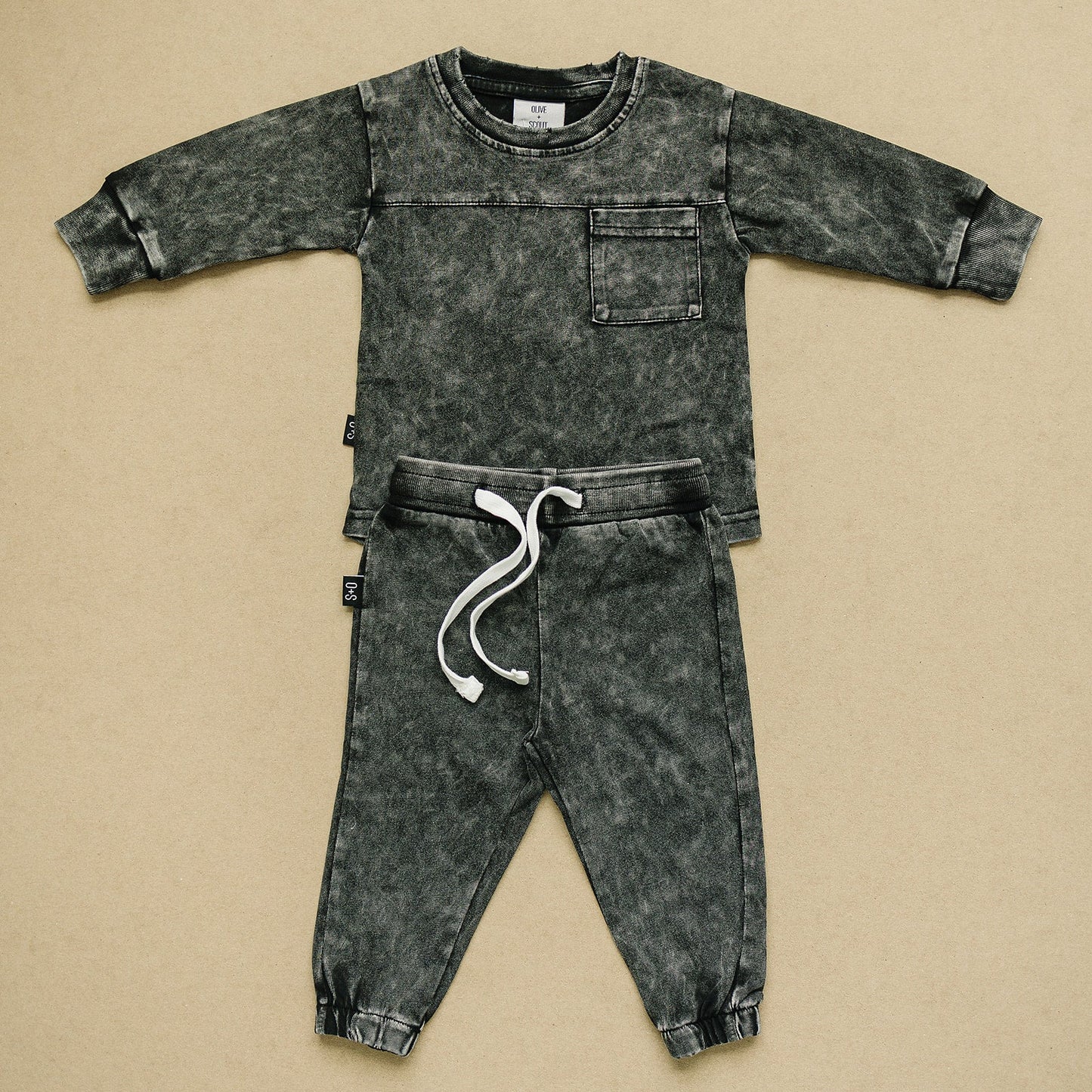 Dusty Jogger Set - Charcoal