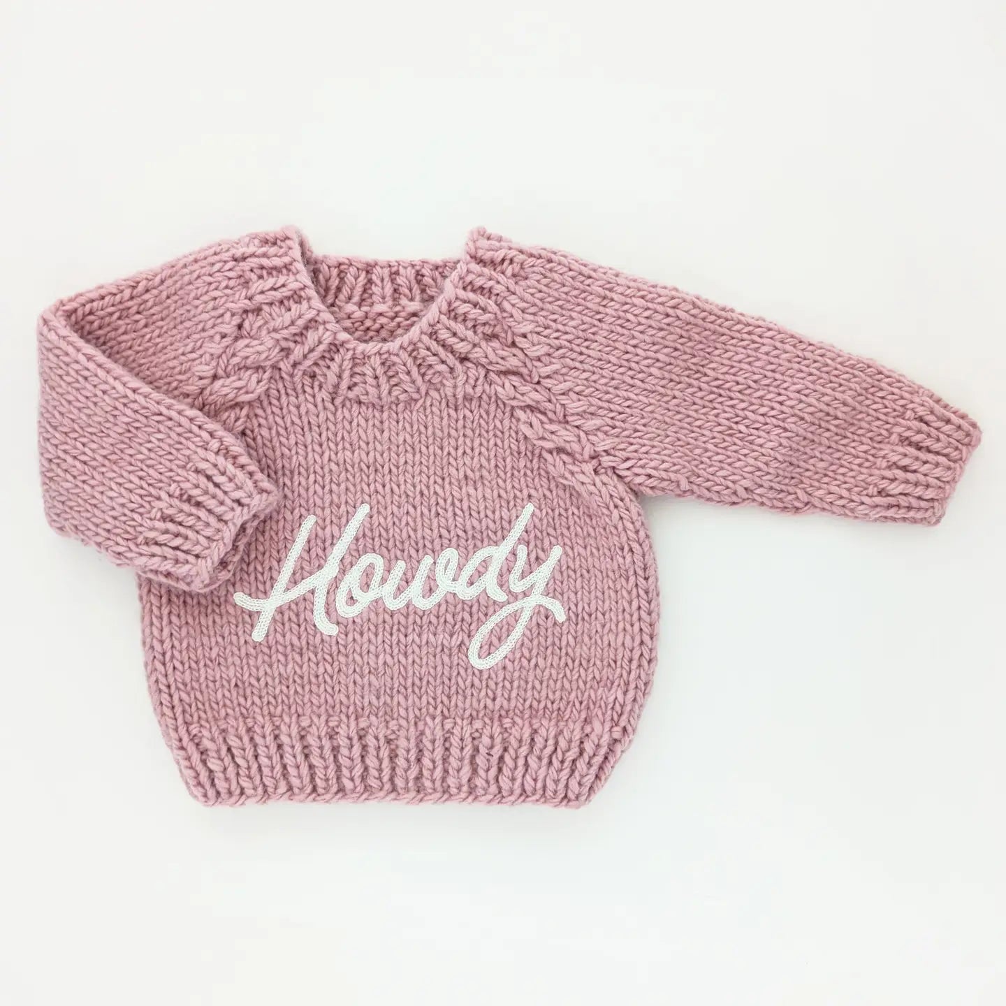 Howdy Knit Sweater - Rosy