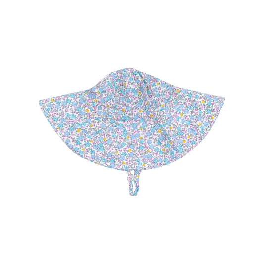 Wide Brim Sunhat - Flowers And Berries