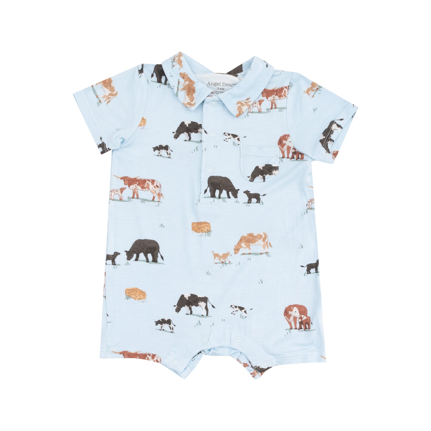 Blue Cow Families Polo Shortie