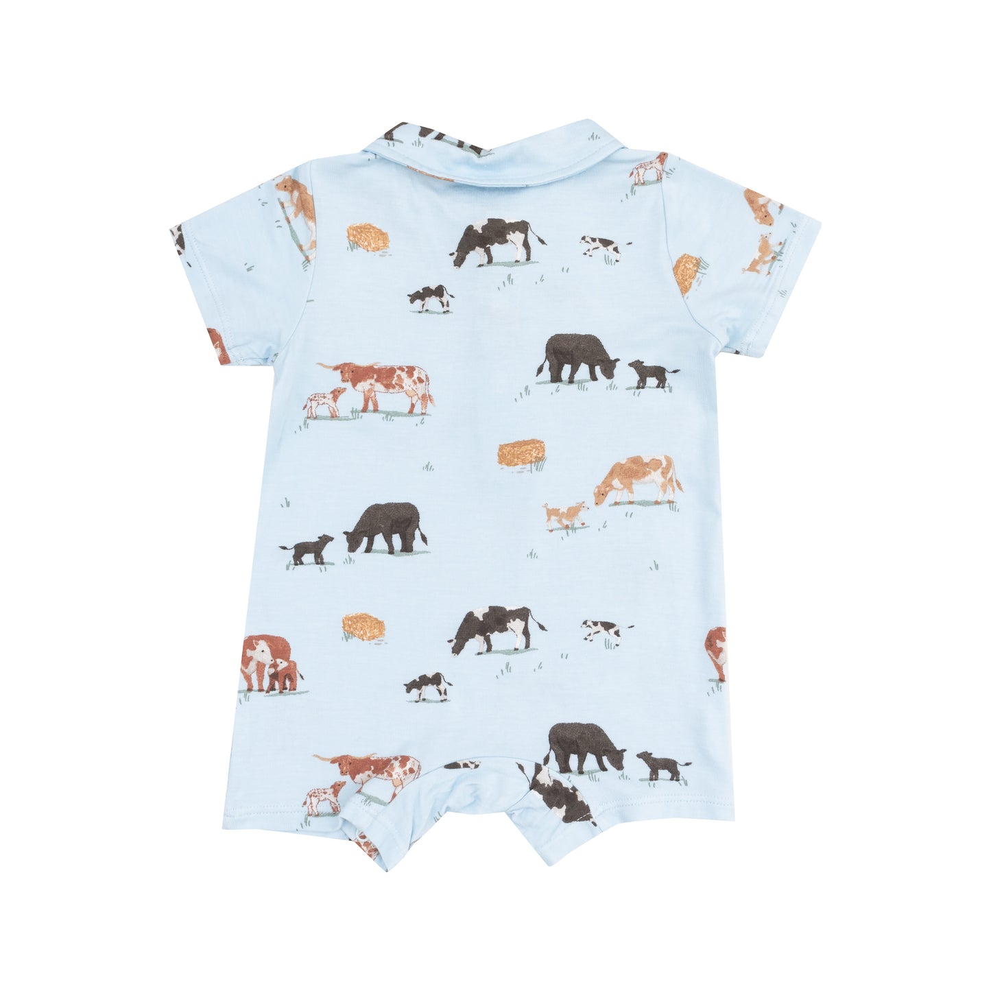 Blue Cow Families Polo Shortie