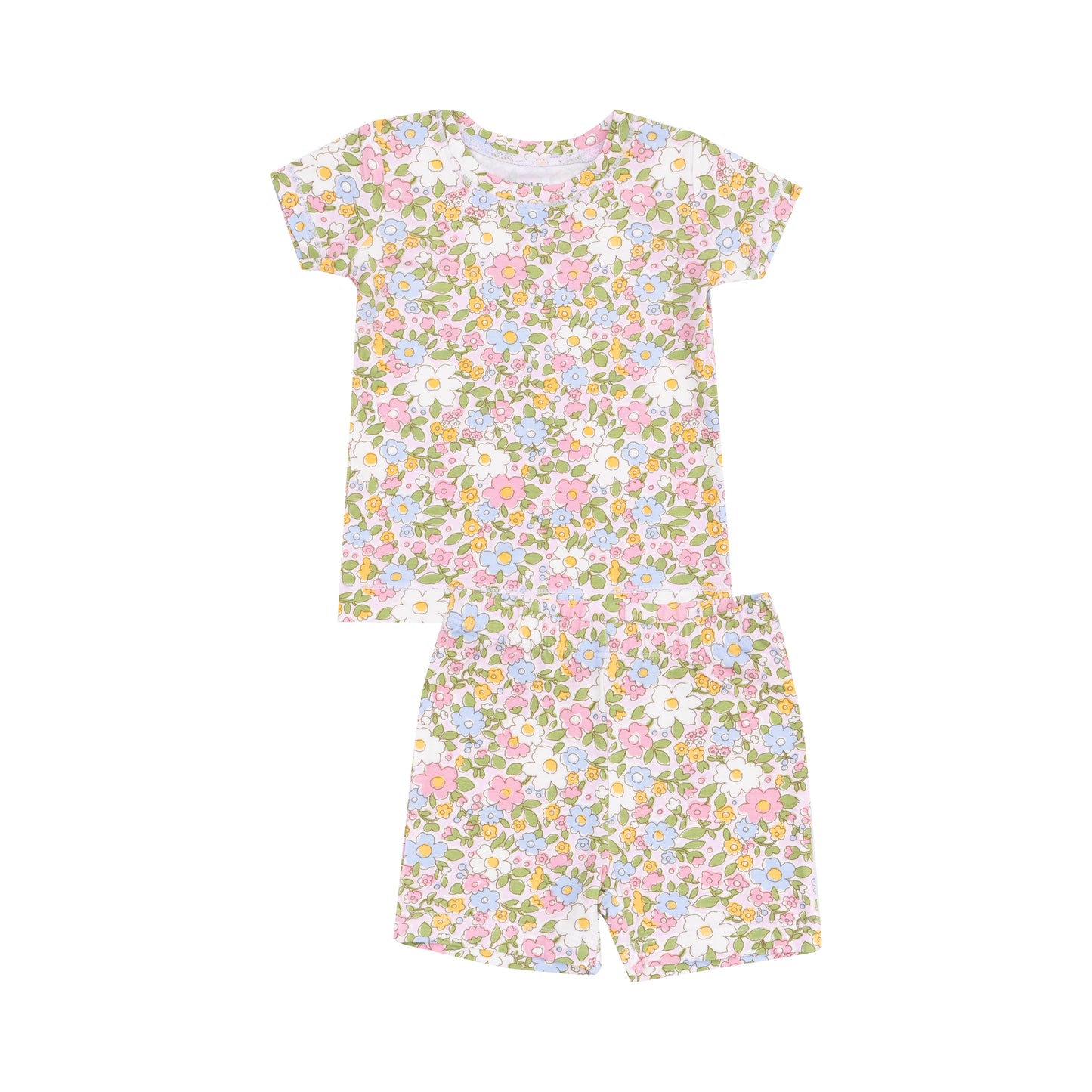 Bubbly Baby Calico Short Loungewear Set