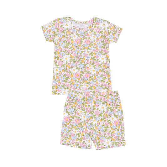 Bubbly Baby Calico Short Loungewear Set