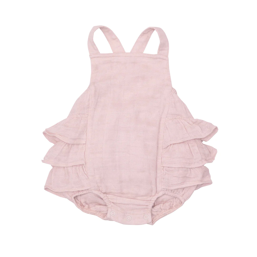 Ruffle Sunsuit - Ballet Slipper