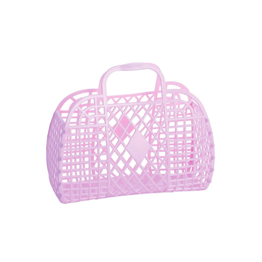 Small Retro Basket Jelly Bag - Lilac
