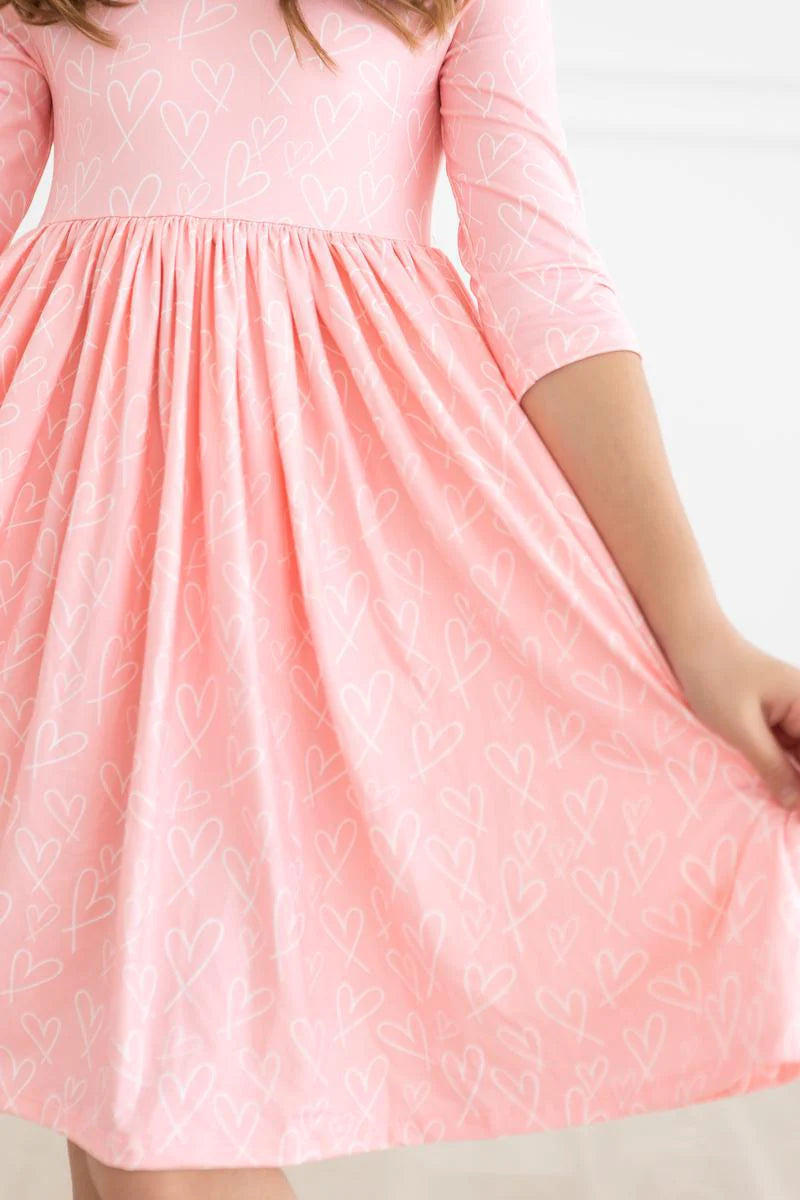 Twirl Dress - Feeling Pink