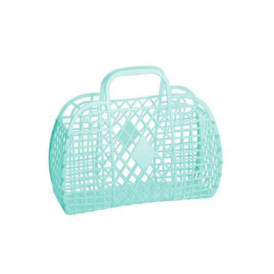 Small Retro Basket Jelly Bag - Mint