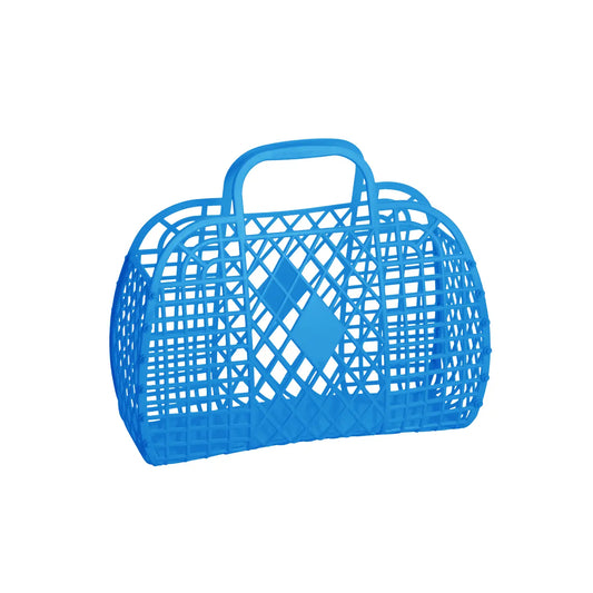 Small Retro Basket Jelly Bag - Royal Blue
