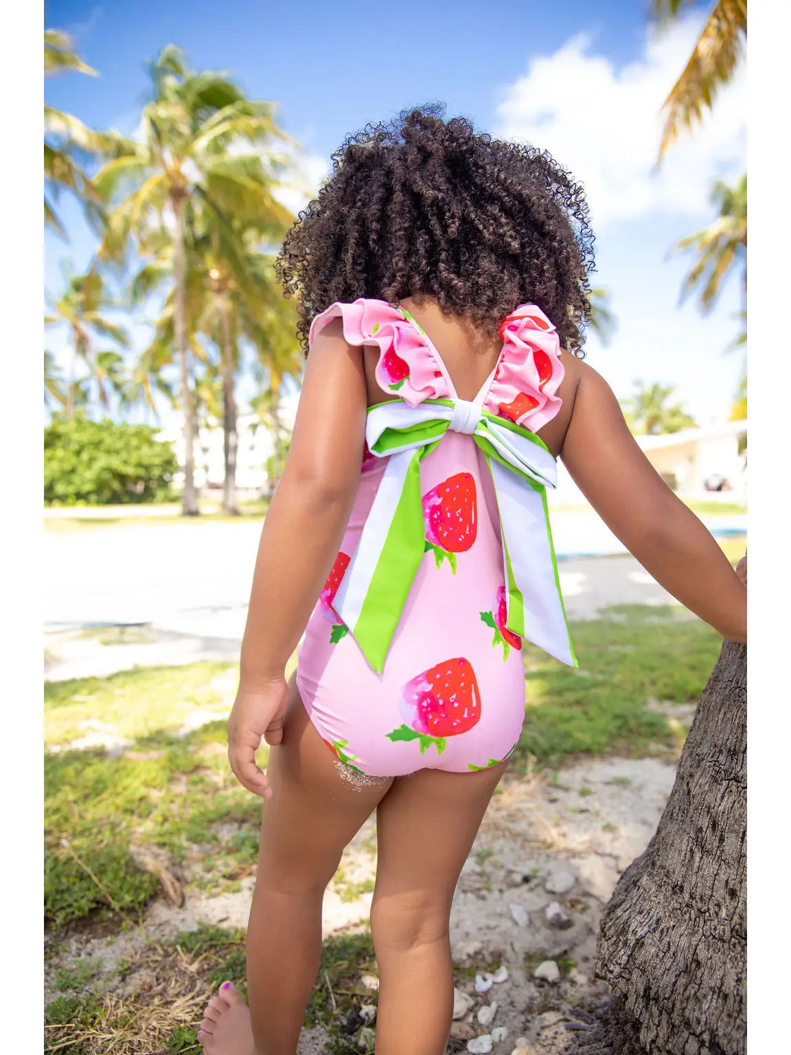 Berry Seascape One Piece Swimsuit