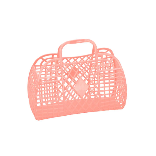 Small Retro Basket Jelly Bag - Peach