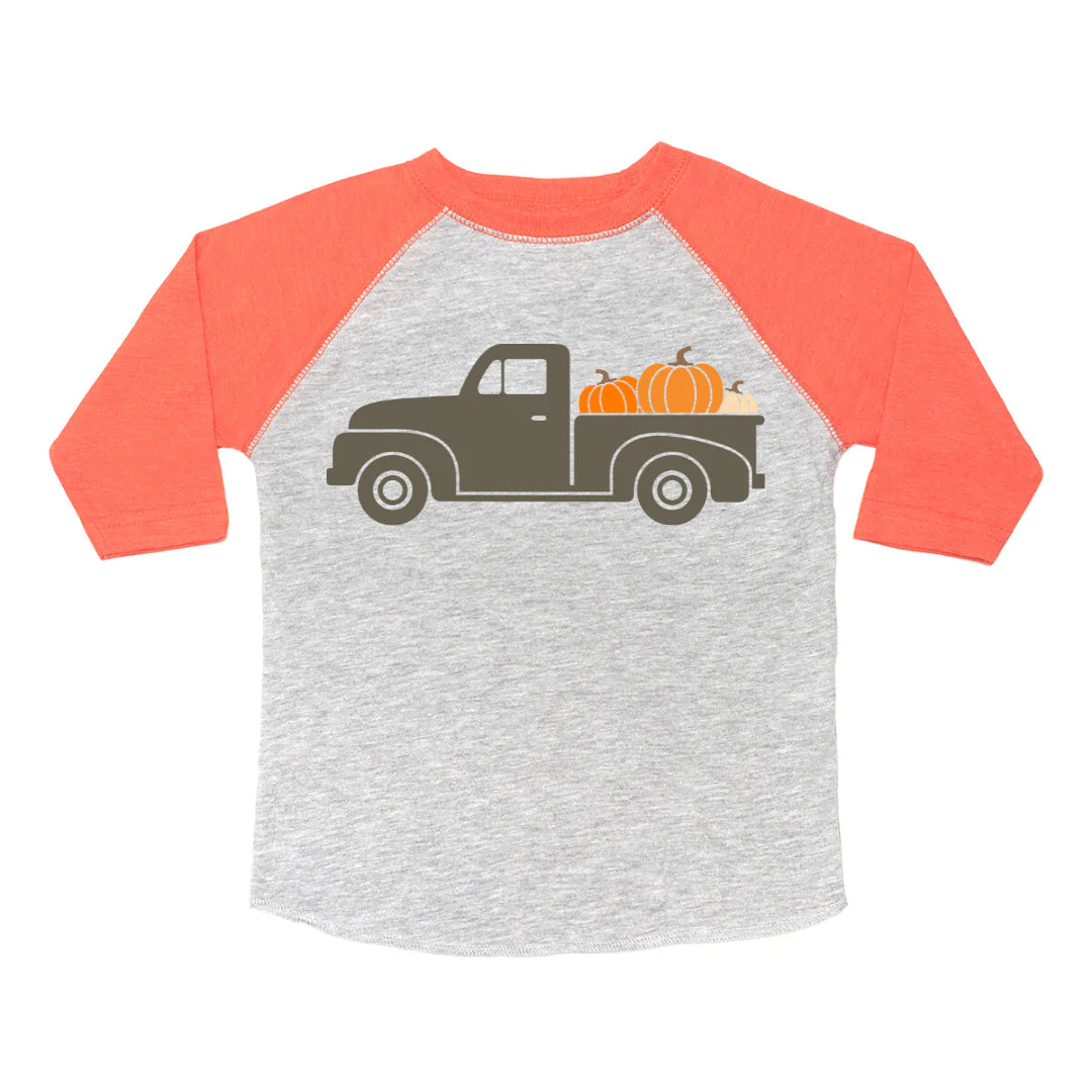 RETRO PUMPKIN TRUCK TEE L/S