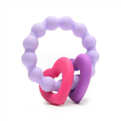 Silicone Central Park Teether - heart