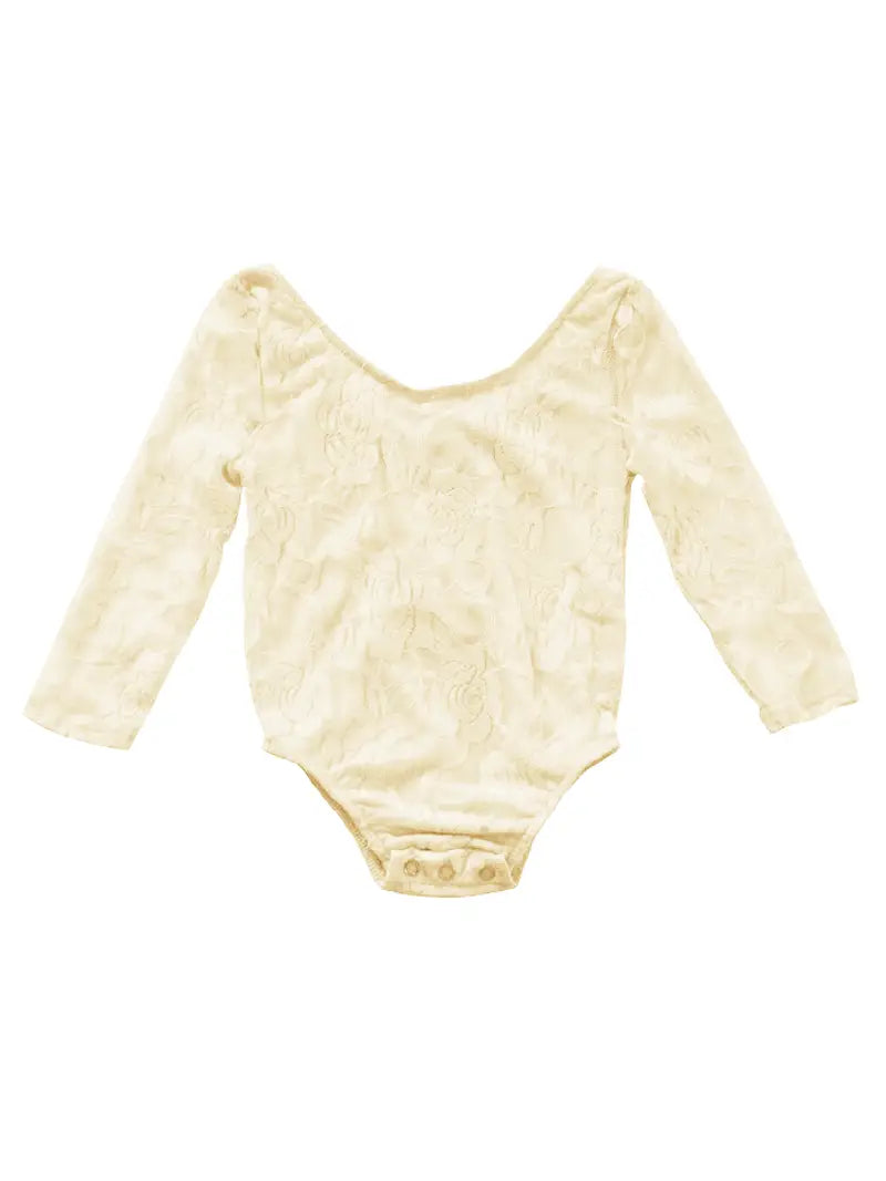 Lana Lace Leotard - Cream