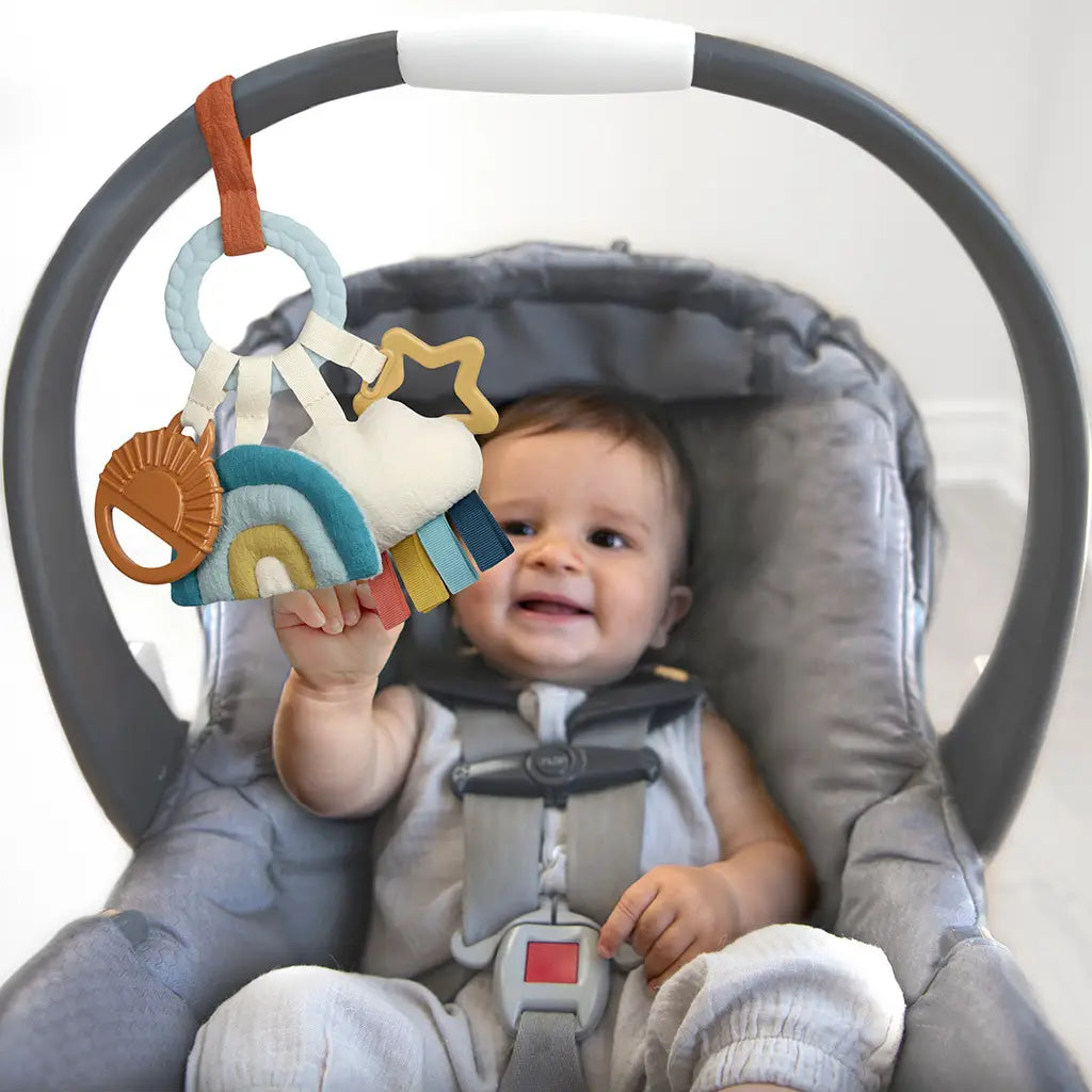 Bitzy Busy Ring™ Teething Activity Toy Cloud
