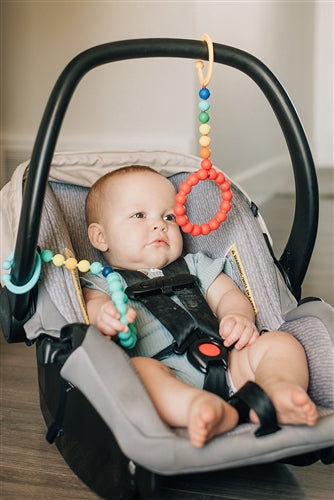 Stroller and Car Seat Toy - rainbow