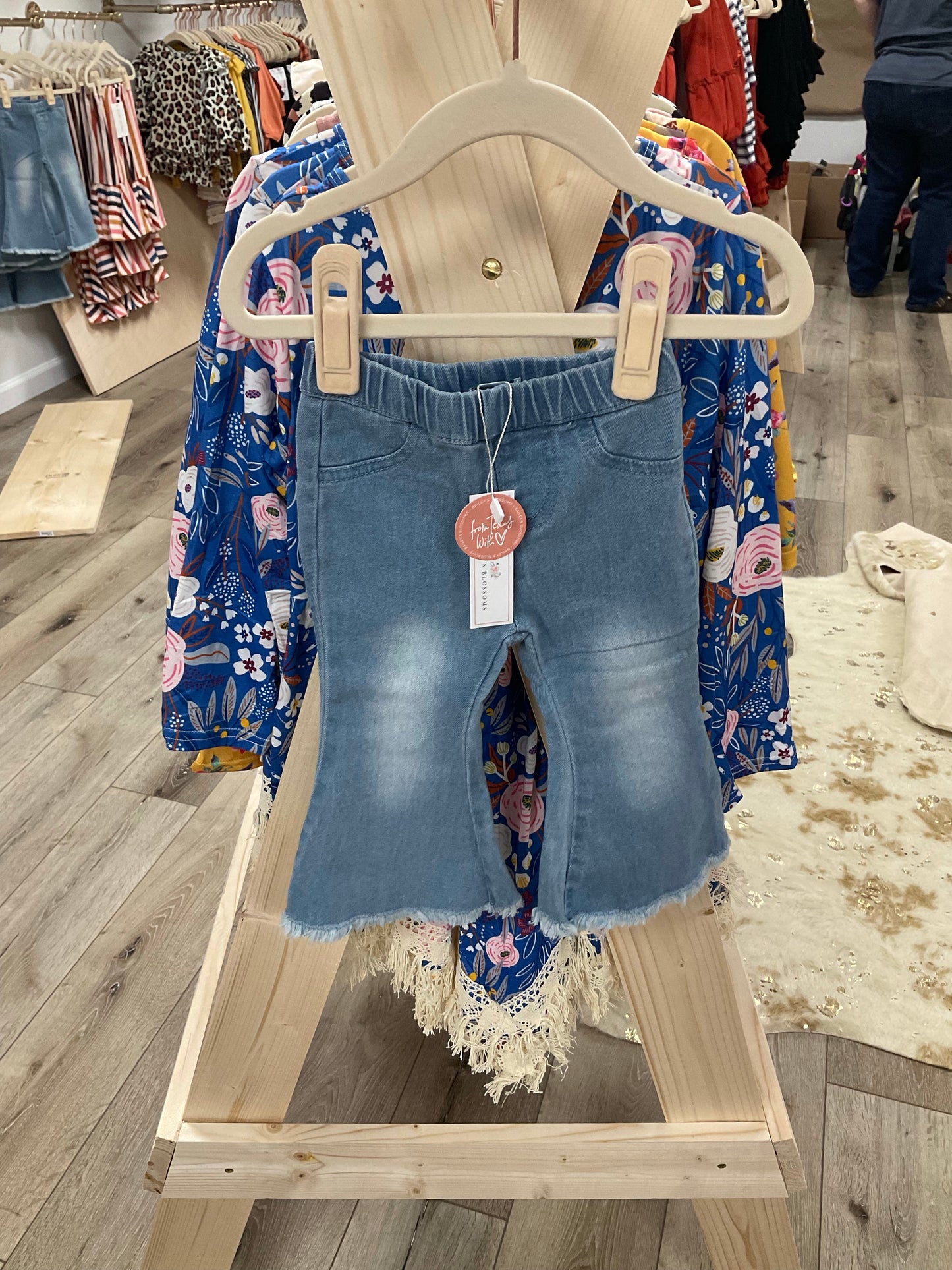 SOPHIE DENIM BELL BOTTOM