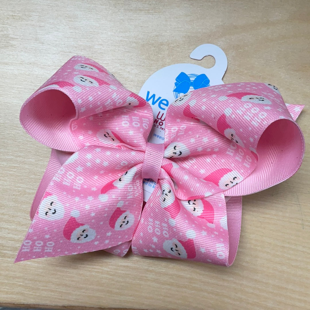 BOW KING CHRISTMAS PINK SANTA