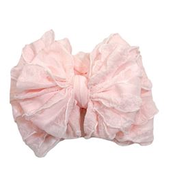 Ruffled Headband - Sweet Pink