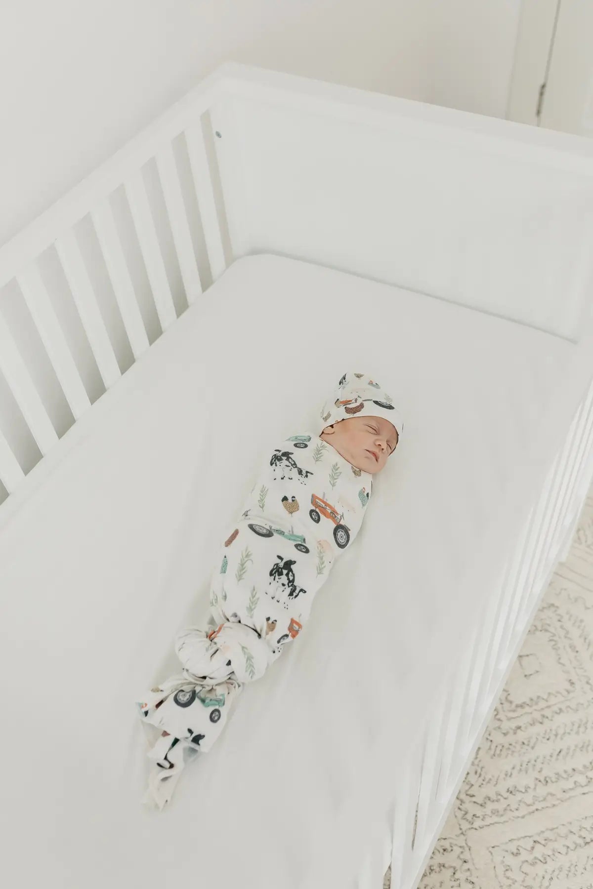 KNIT SWADDLE BLANKET - JO