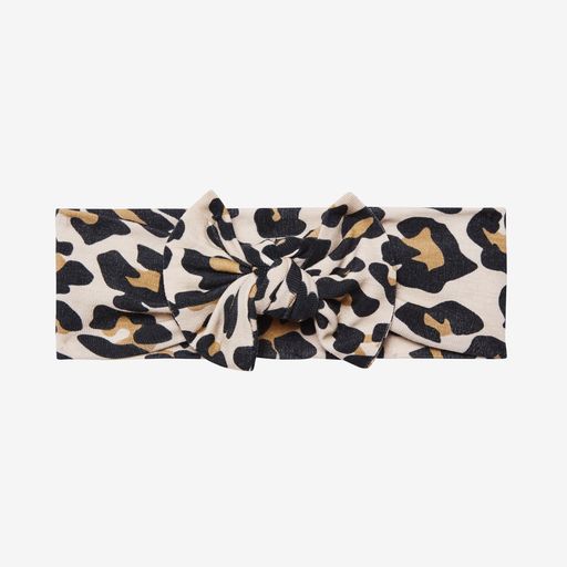 Infant Swaddle & Headwrap Set - Lana Leopard