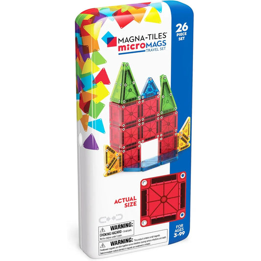 Magna-Tiles Micromags 26-Piece Travel Set