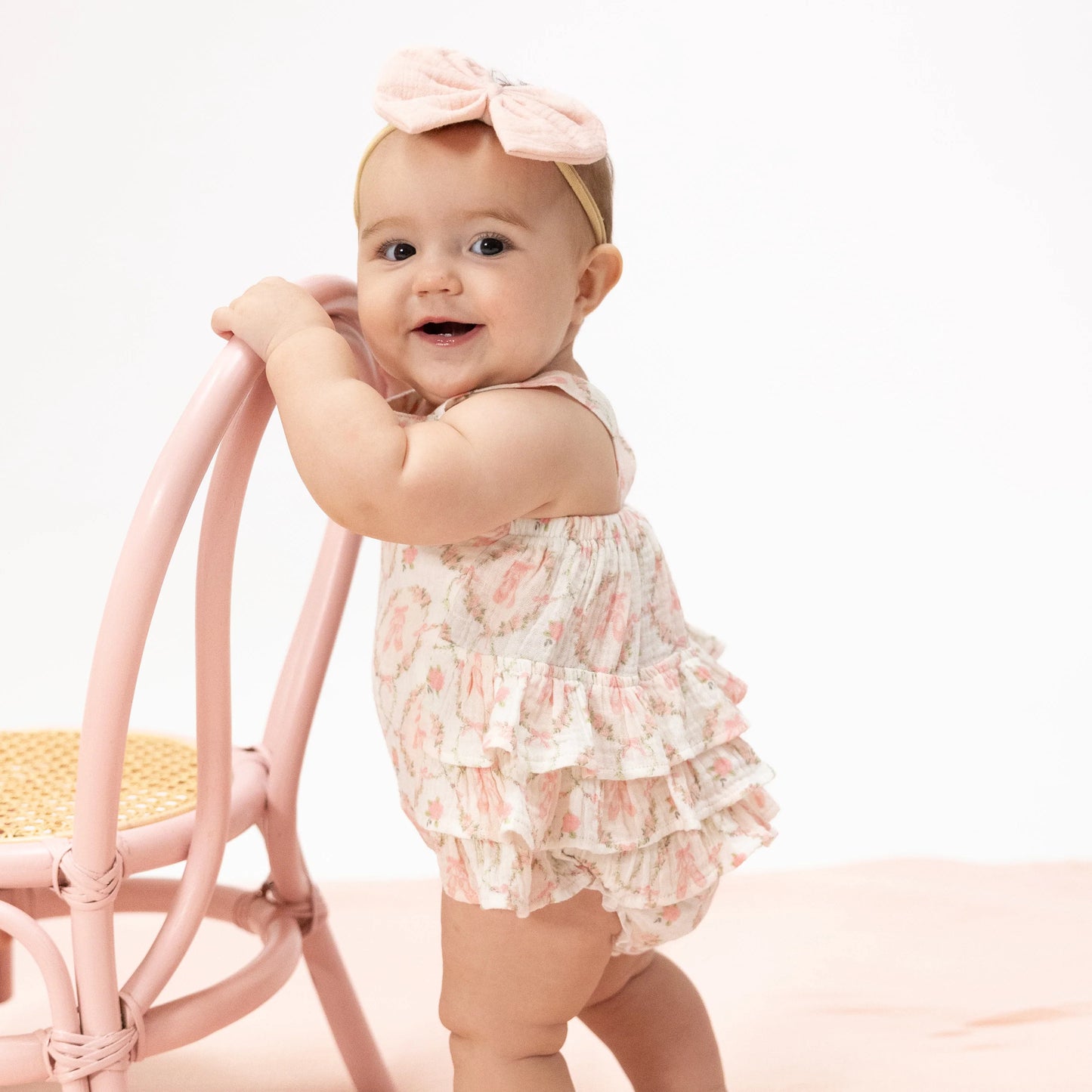 Cameo Ballet Shoes Ruffle Sunsuit
