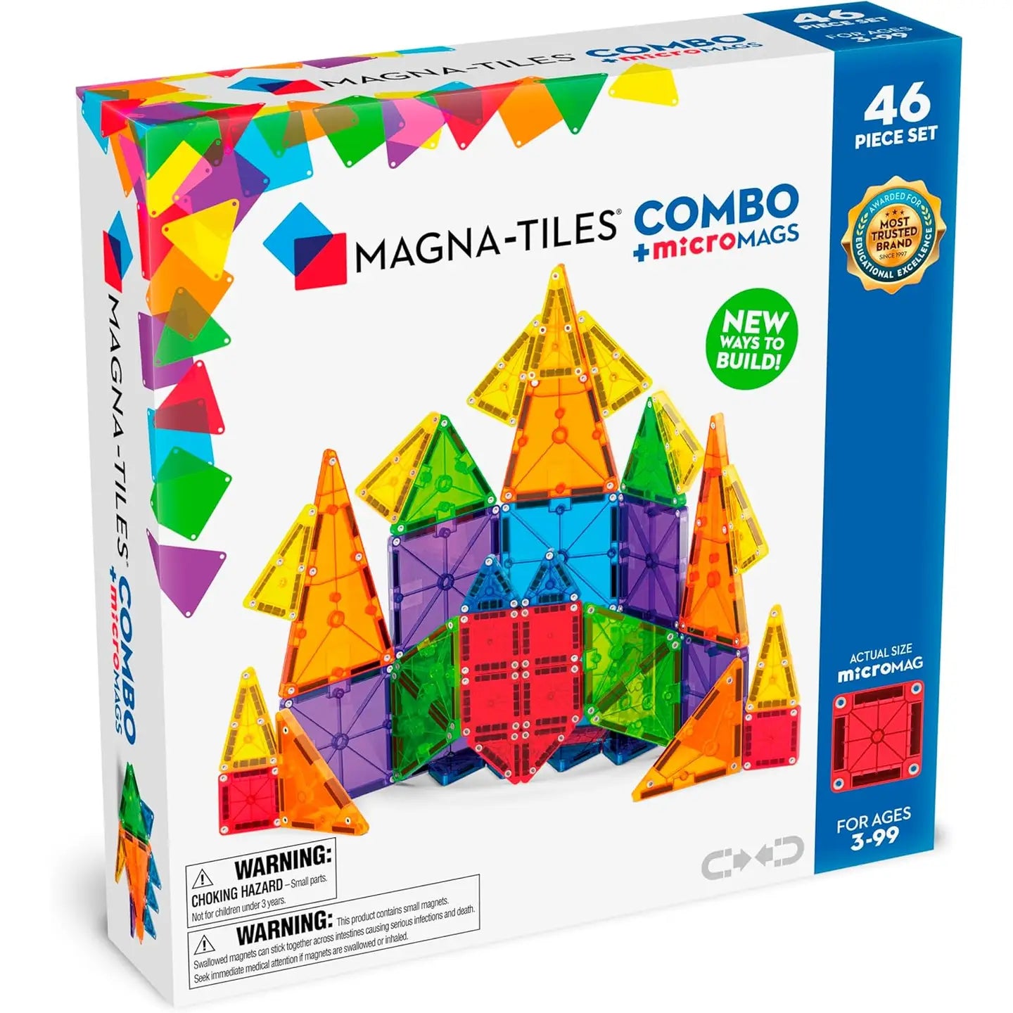 Magna-Tiles Combo 46-Piece Set